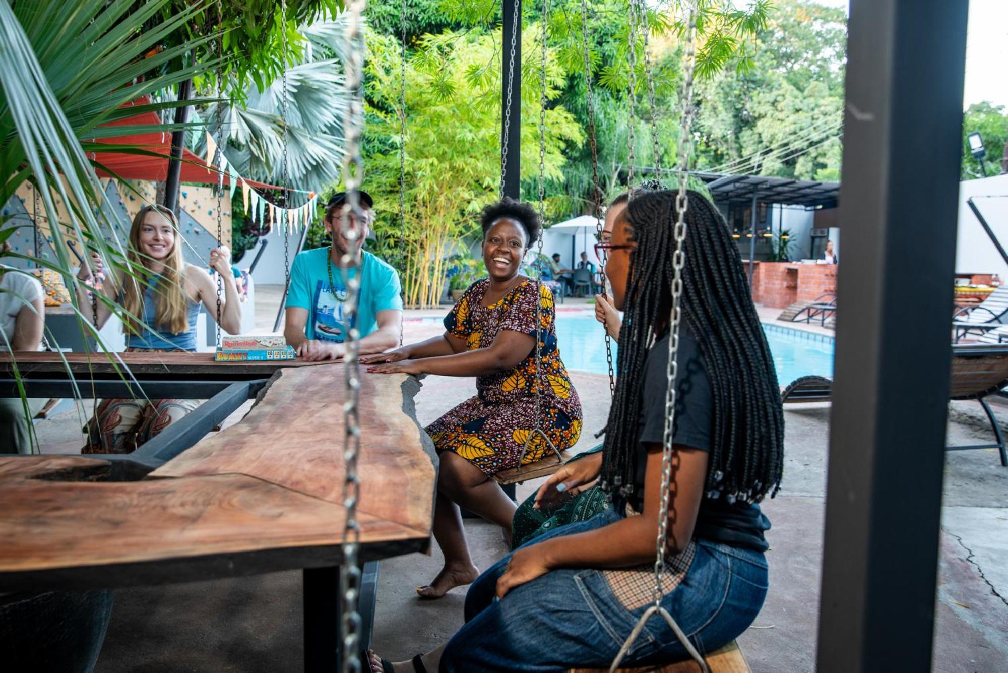 Victoria Falls Backpackers Zambia リビングストン エクステリア 写真